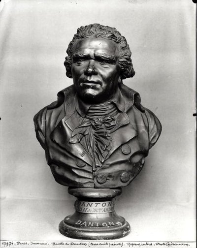 Bust of Georges Danton (1759-94) by French School